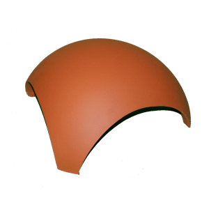 vorsthoed 3x halfrondevorst natuurrood+