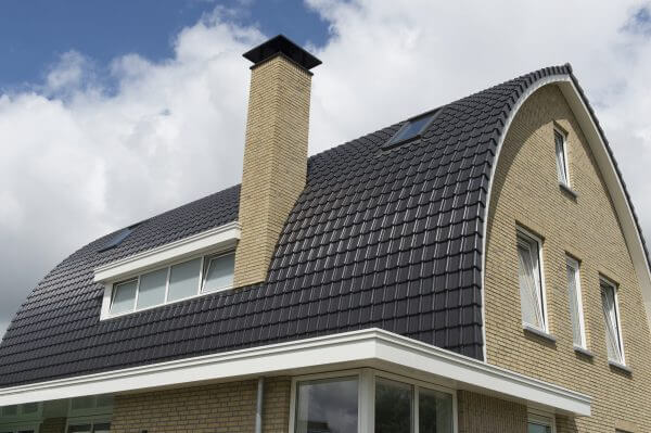 Monier Postel Orage antraciet vol donker dakpan
