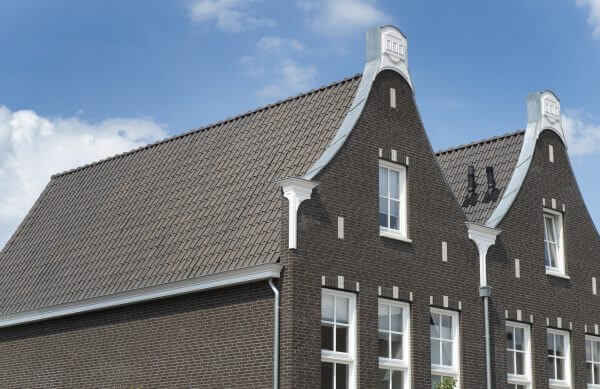 Monier OVH 206 blauw gesmoord dakpan